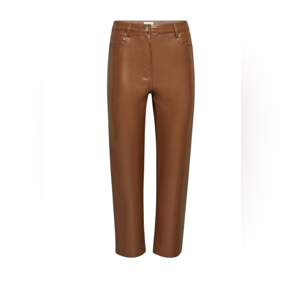 Wilfred Melina faux leather cropped pants size 8 excellent condition - Picture 4 of 9